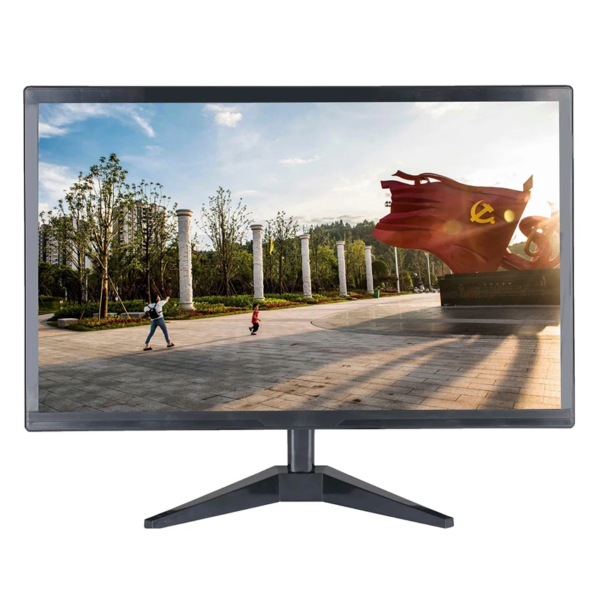 OEM широкий экран 19 20 22 23 27 дюймов светодиодный ПК МОНИТОР 1920x1080 с пластиковой подставкой