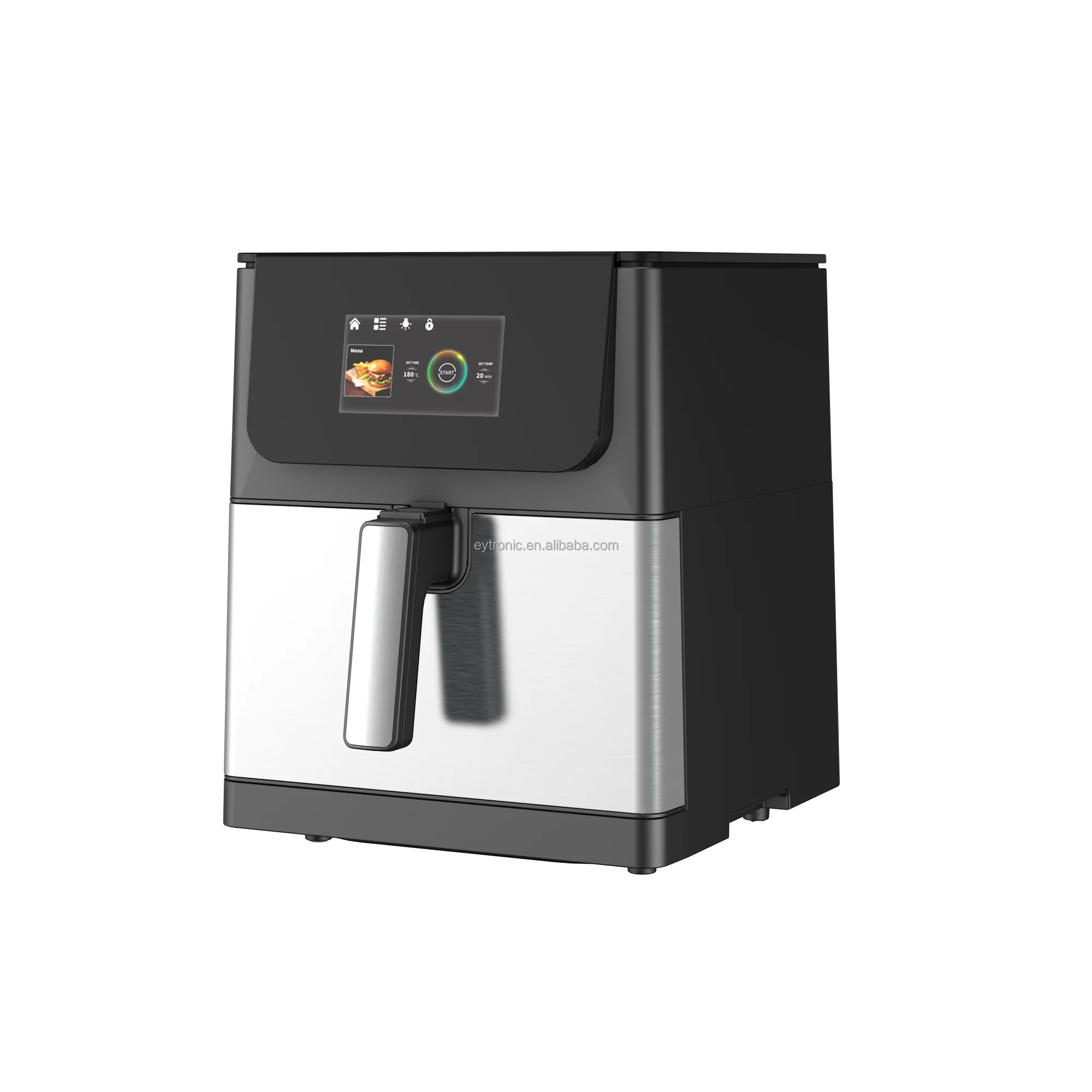 Latest R&D Multi-function 8L TFT Air Fryer With Intelligent TFT Screen Contains a Massive Collection of Recipes