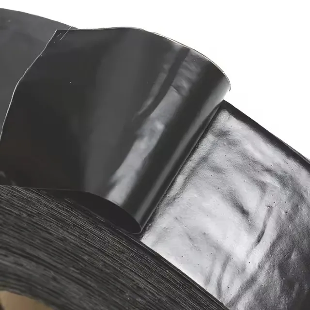 Self-Adhesive Bitumen Waterproofing Tape Road Patch Sheet Tar Seal with High Durability for Membrane Waterproofing Projects