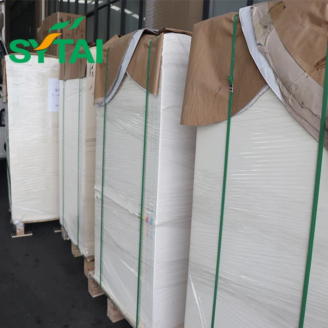 Waterproof offset printing paper cup fan with PE coated one side paper cup sheets