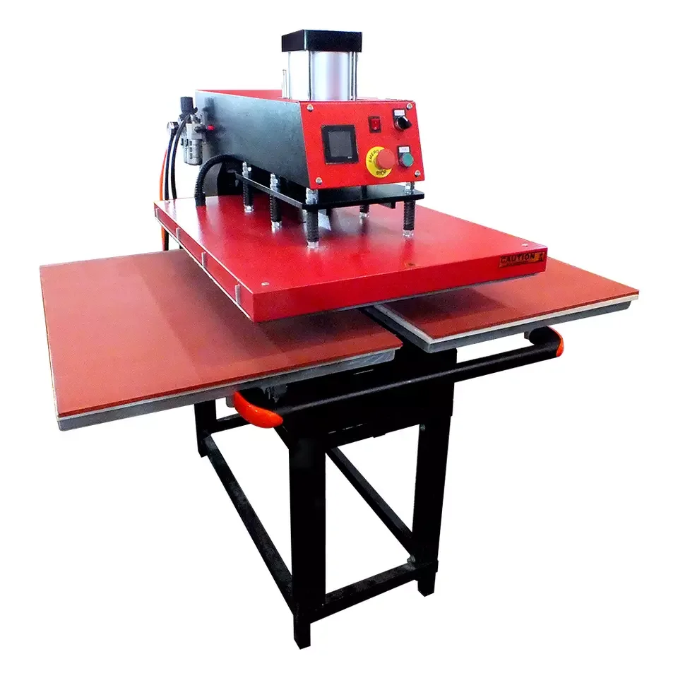 Промышленные нагревательные пластины с двойной станцией 38*38 см пневматический термопресс для больших ковриков мыши