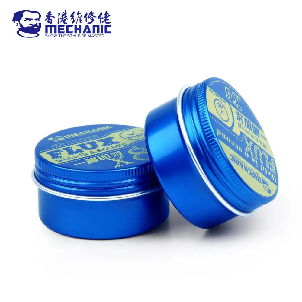MECHANIC X Series Imported Mild Rosin Halogen-Free Lead-Free Solid Soldering Flux No-Clean Weld Solder Paste For PCB BGA Repair