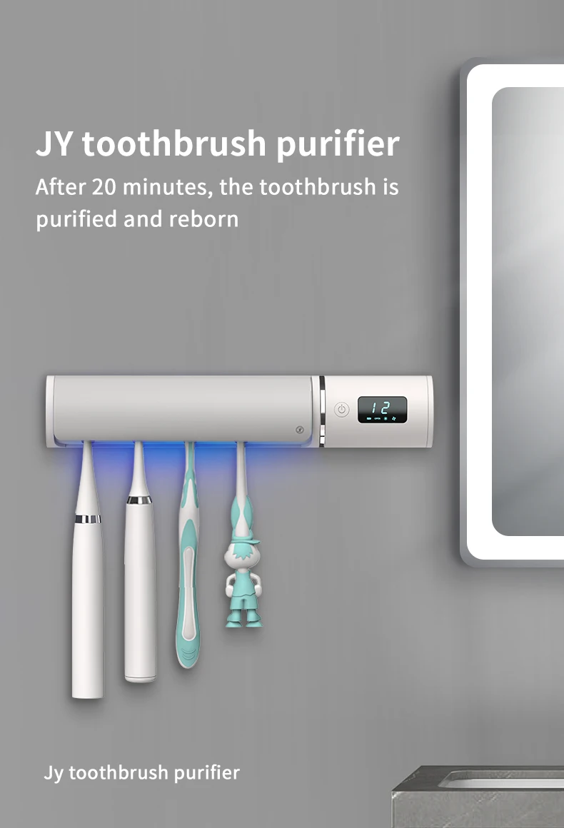 uv toothbrush holder