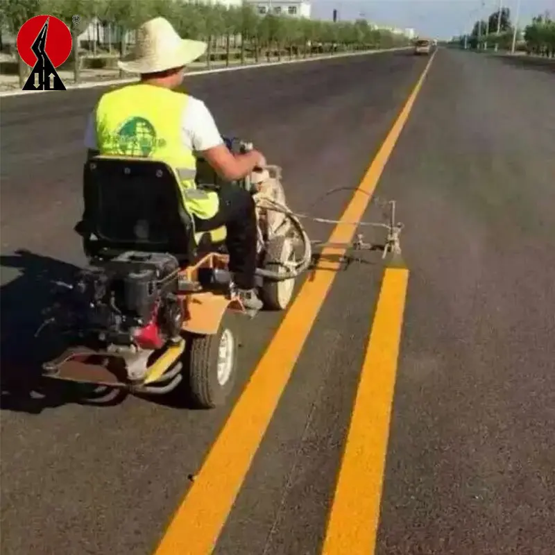 Easy Maintenance Long Lifetime Cold Paint Airless Spray Road Marking Sprayer Machines With Laser Guide