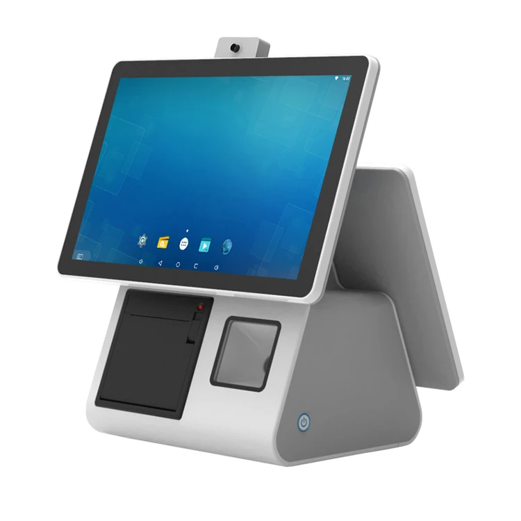 Hot Selling Dual Touch Screen 10.1 Adroid 11 Nfc Pos System Tablet Pos With Printer For Restaurant