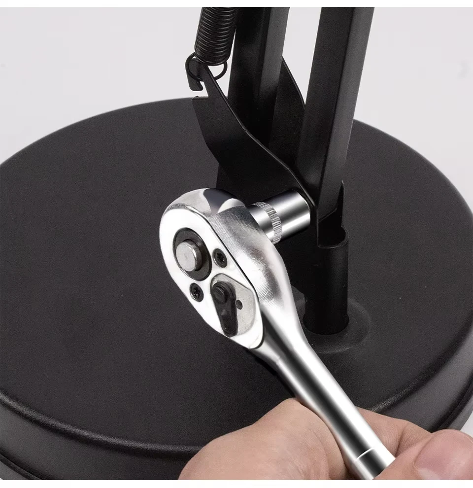 46pcs Car Repair Tool Kits Combination Ratchet Torque Spanner Metalworking 1/4-Inch Socket Wrench Set Auto Repair Mechanic Tools