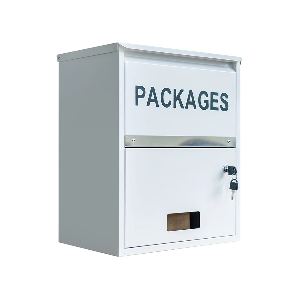 New Style Household Metal Parcel Box Outdoor Newspaper Mailbox Manufacturer Steel Postbox Express Storage Letter Box