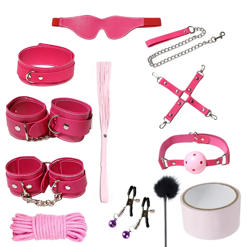 Channel Good Quality 12 Pcs BDSM Body Sexy Bondage Suit for Adult Couples