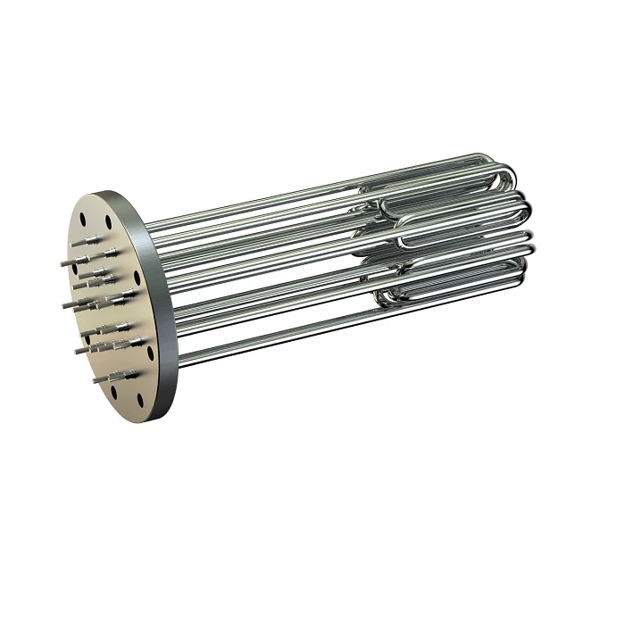 8800kw max Flange Steaming Machine Heating Element Stainless Steel Heating Pipe