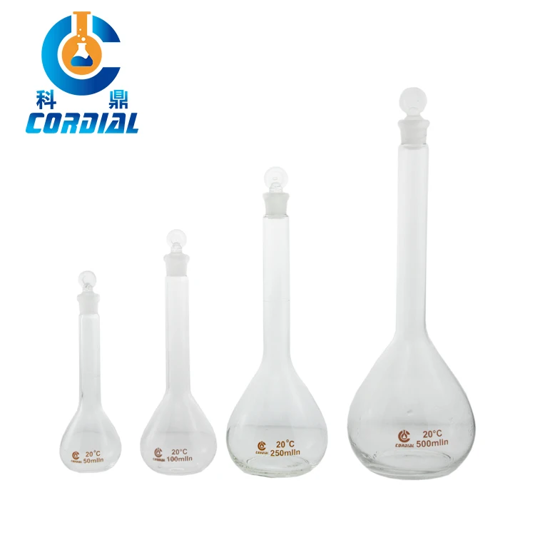 1621 CORDIAL glass volumetric flask Wholesale Lab Glassware Borosilicate Glass Measuring Flask