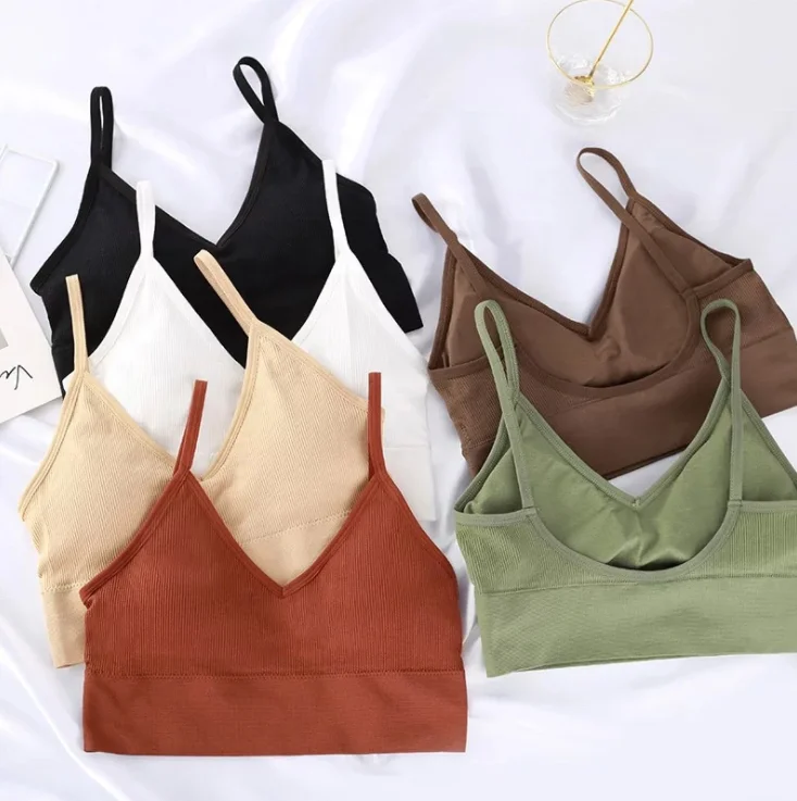 OEM service open back seamless bra women high impact sports bra for yoga