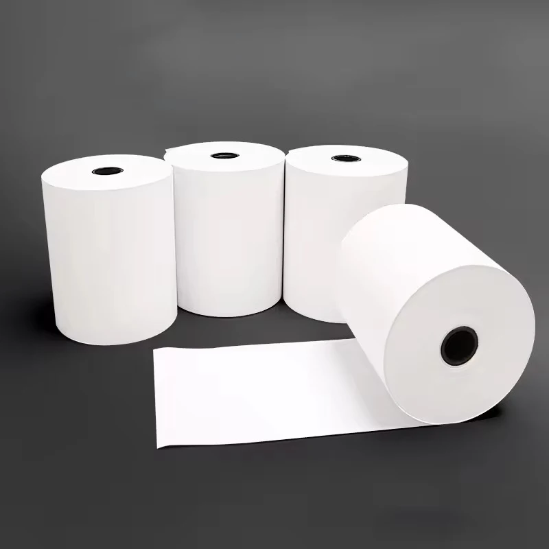 Factory tharmal roll 80x80x50 directly rouleaux de papier thermique 3 1/8 bpa free thermal paper