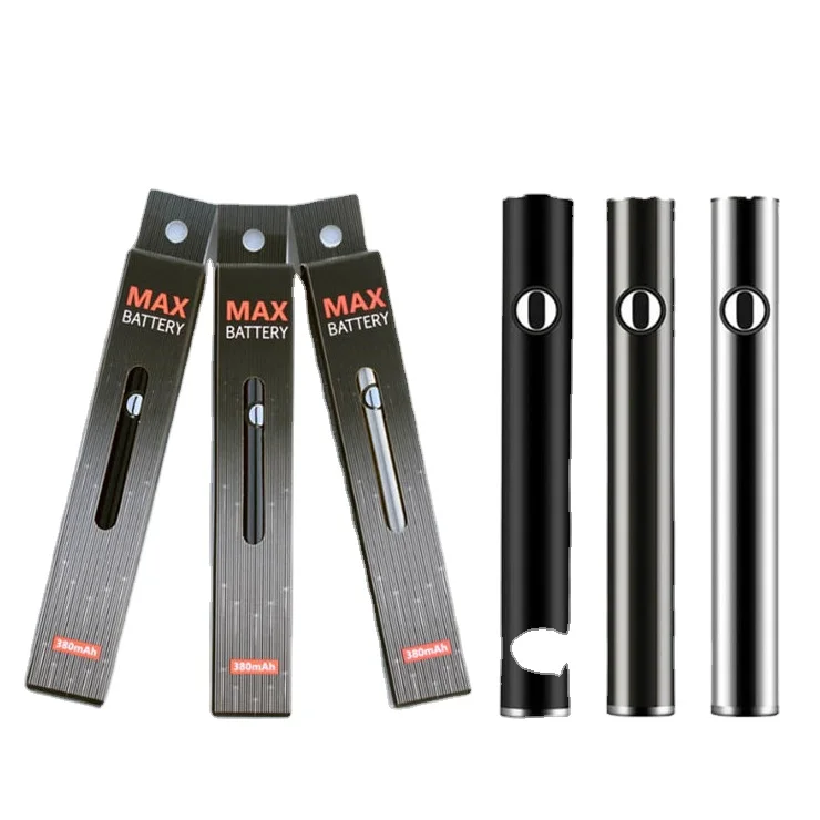 Горячая Распродажа 380 мАч CBD аккумулятор 510 резьба vape pen картриджи с предварительным нагревом напряжение Регулируемая Батарейная ручка