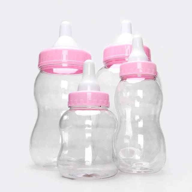Plastic Baby Bottle Shape Candy Box Packaging Food Spice Cookie Nut Storage Jar 750ml 1000ml 1200ml 3000ml 3800ml
