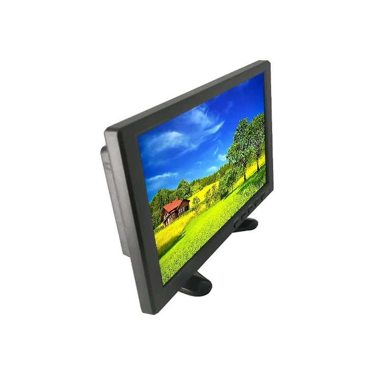 China Monitor Factory Wholesale ODM OEM 10 inch lcd monitor  1024*768 IPS  DC 12v