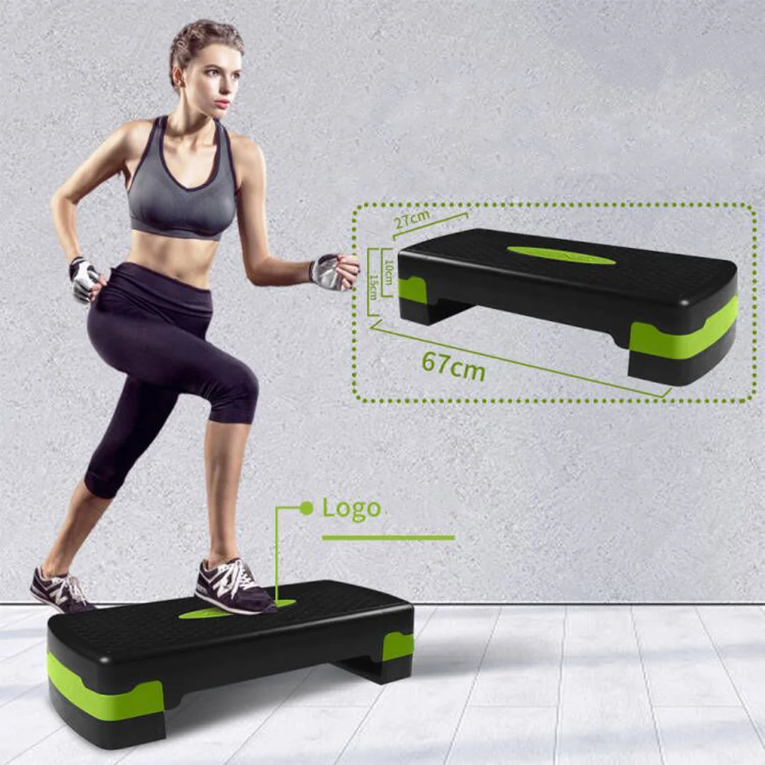 Multi Function Aerobic Stepper Exercise Step Platform Workout Gym Adjustable Aerobic Step Platforms