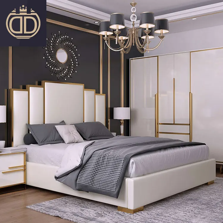 Luxury Hotel Double Bed Home Furniture king Bed