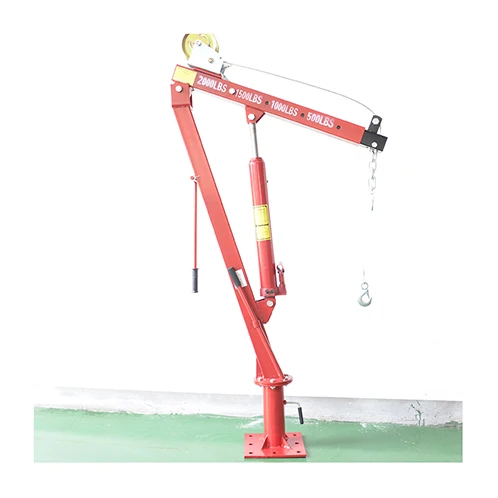 Small 1 ton folding removable car workshop crane