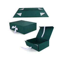 Cosmetic Box Packing With Magnetic Lid Celebrates Display Souvenir Gift Cardboard Clamshell Packaging Rigid Boxes