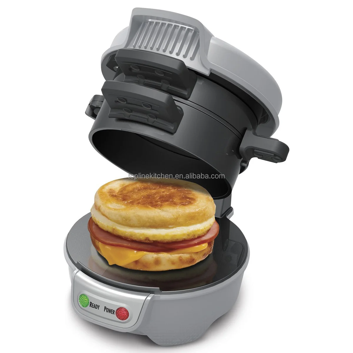 portable mini breakfast sandwich panini hamburger egg waffle maker press indoor grill machine electric round griddle