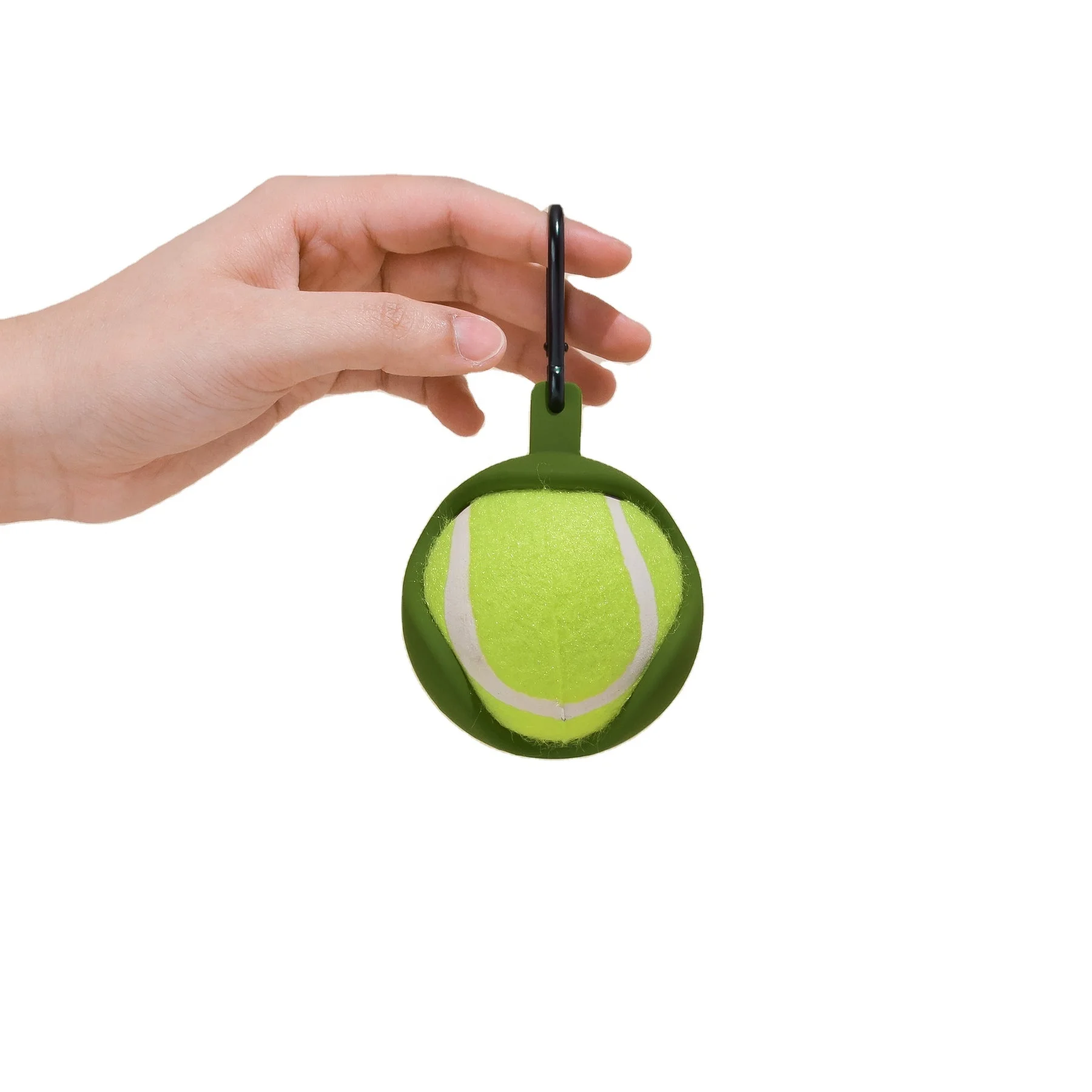 Pet toy ball holder Pet tennis ball silicone holder pet toy supplier