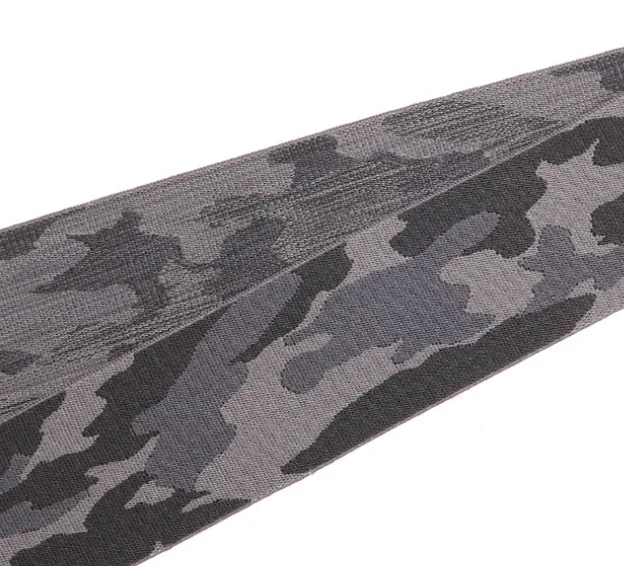 hot selling factory supply custom camouflage color nylon jacquard webbing elastic band