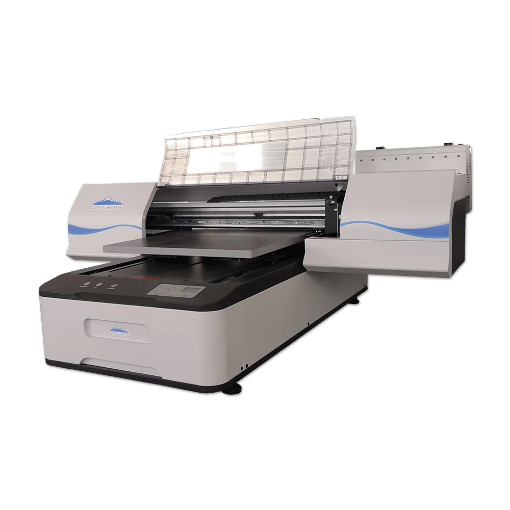 
Qomolangma 6090 Digital Flatbed UV Printer, White Ink and Color Ink 