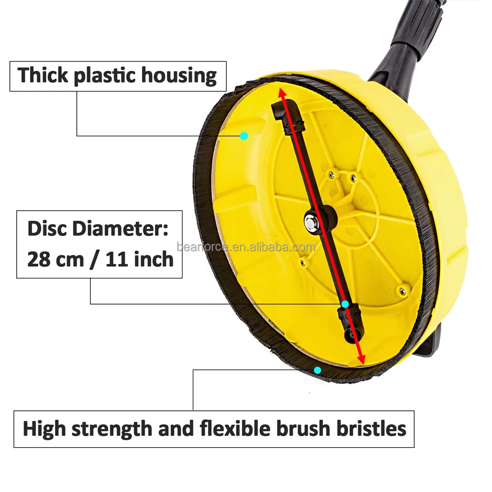 High Pressure Cleaner Patio Cleaner Floor Scrubber Surface Cleaner Brush For Karchers Lavor Parkside Pressure Washer