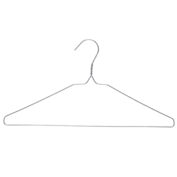 New Rainbow 16 inch 13G Cheap Metal Coat Hangers for Laundry Use Disposable Wire Metal Hanger