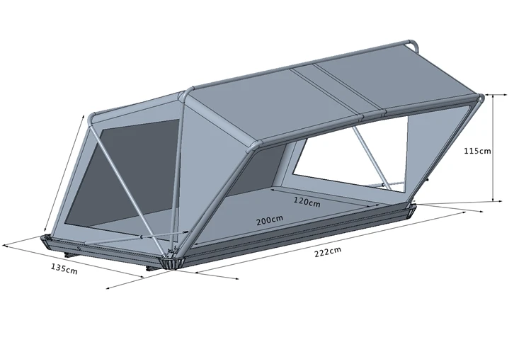 Aluminum Tent Roof Car Soft Shell Car Roof Top Tent Camping Tents For Roof Of Cars