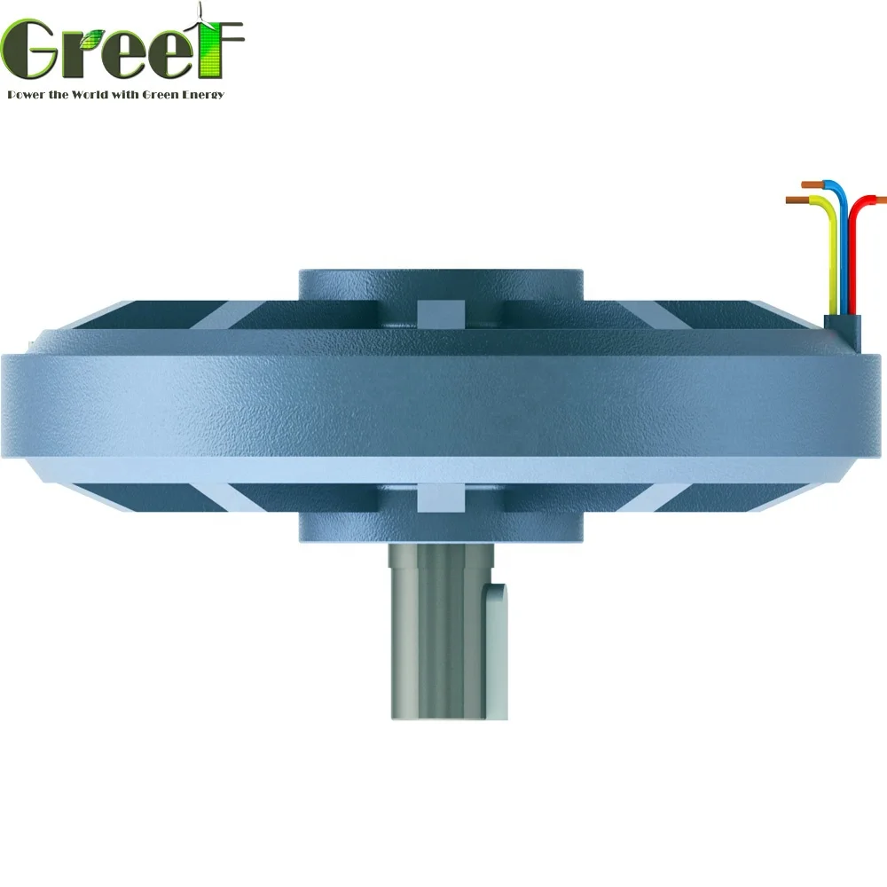 axial-flux permanent-magnet (AFPM) generator with a coreless stator for seal