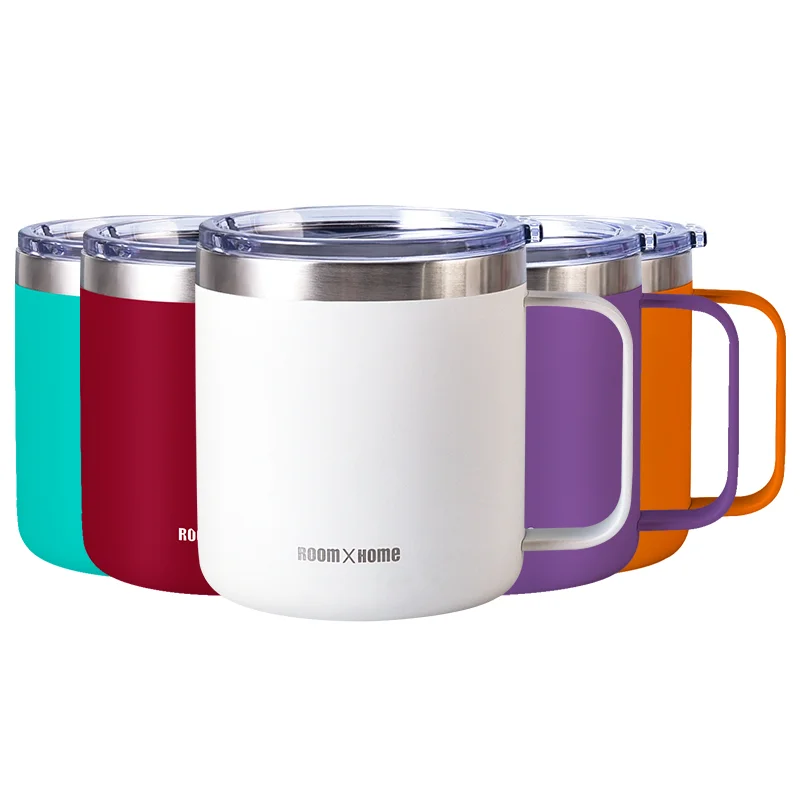 
Tafuco Funny Promotion Round Mugs Stainless Steel Unique Sublimacion Mug Warmers White Large Thermo Coffee Mug with Logo 