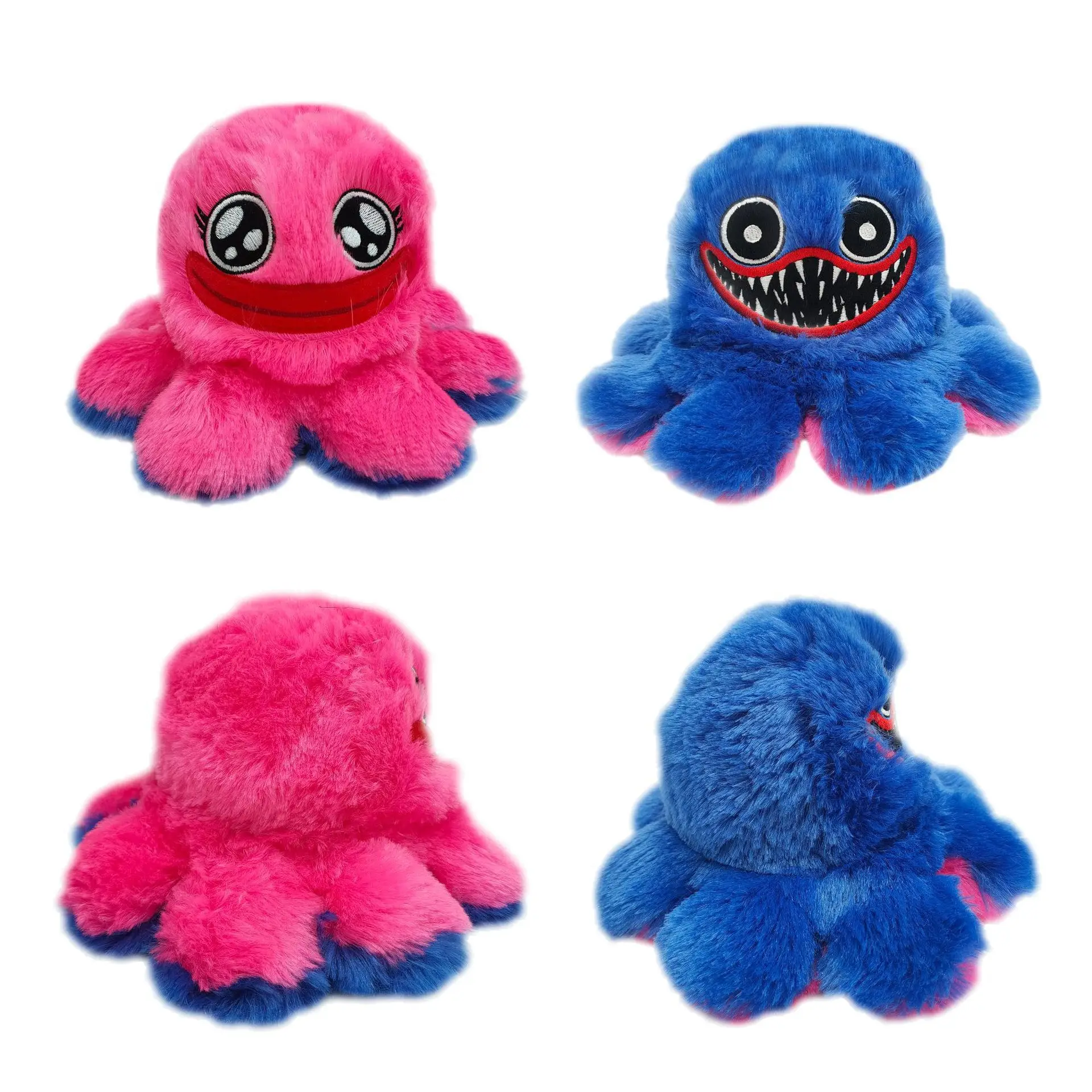 Cross border hit Poppy Playtime Big mouth flip octopus stuffed toy Doll