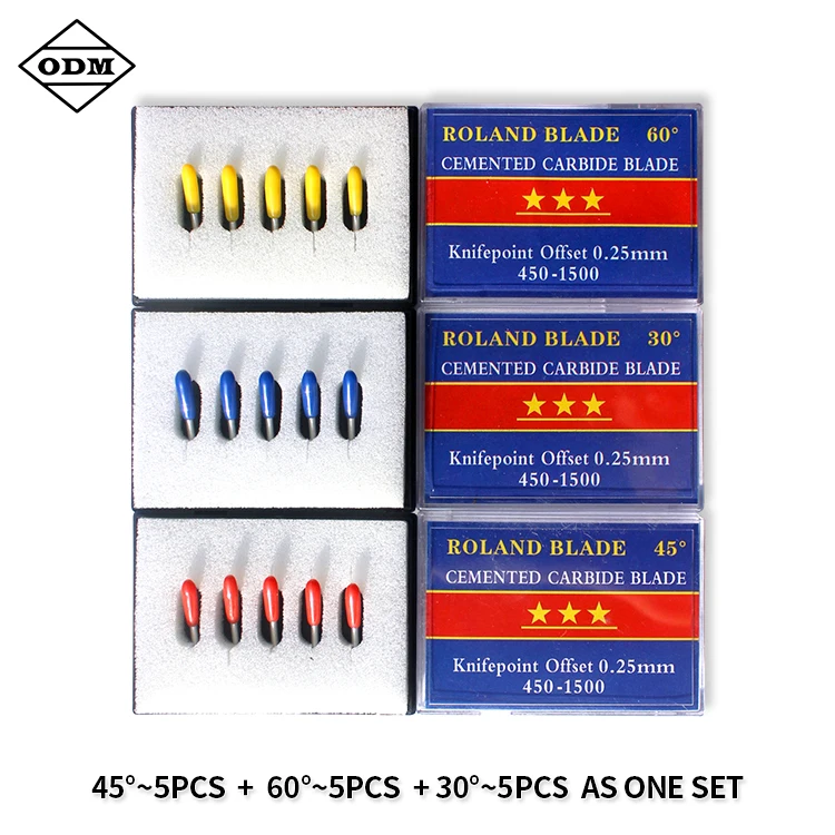 high quality carbide 45 Degree 2.5mm Diameter GC Roland plotter cutter Blades vinyl plotter cutter blade