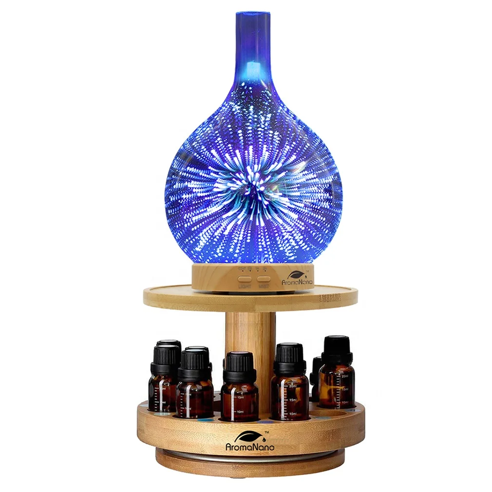 3D Night Light Humidifier Ultrasonic Air Diffuser