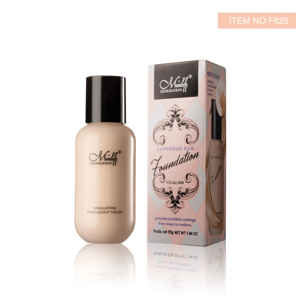 MENOW make up foundation and powder waterproof foundation private label