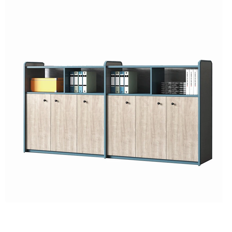 Modern executive office  equipment  MFC durable book shelving side case file cabinet