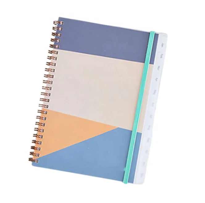 China Cheap Price Weekly Agendas Budget Planner A6 A5 Diary Journal Spiral Notebook Customizable