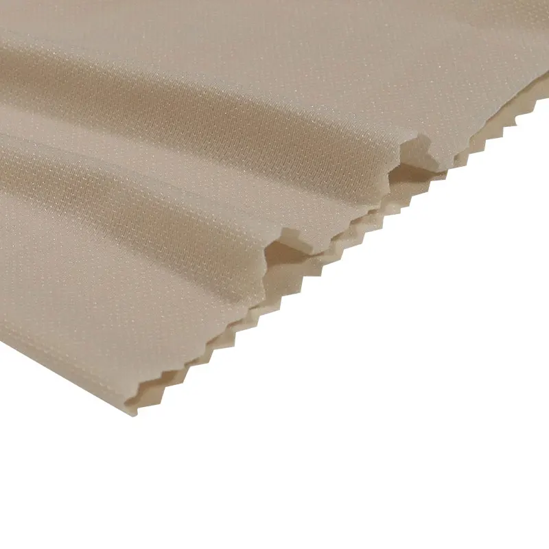 
Nylon spandex fabric 4 way stretch weft knitting half gloss ventilation hole breathable weight fabric for underwear clothes 