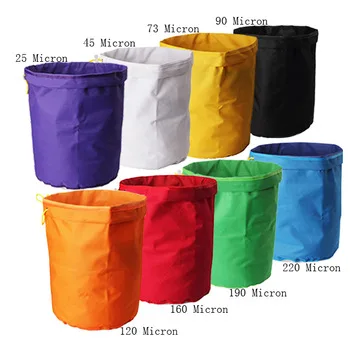 Orientrise 5 Gallon 5 Bag 25 73 90 120 220 micron Nylon Herbal Ice Filter Bubble Hash Bags