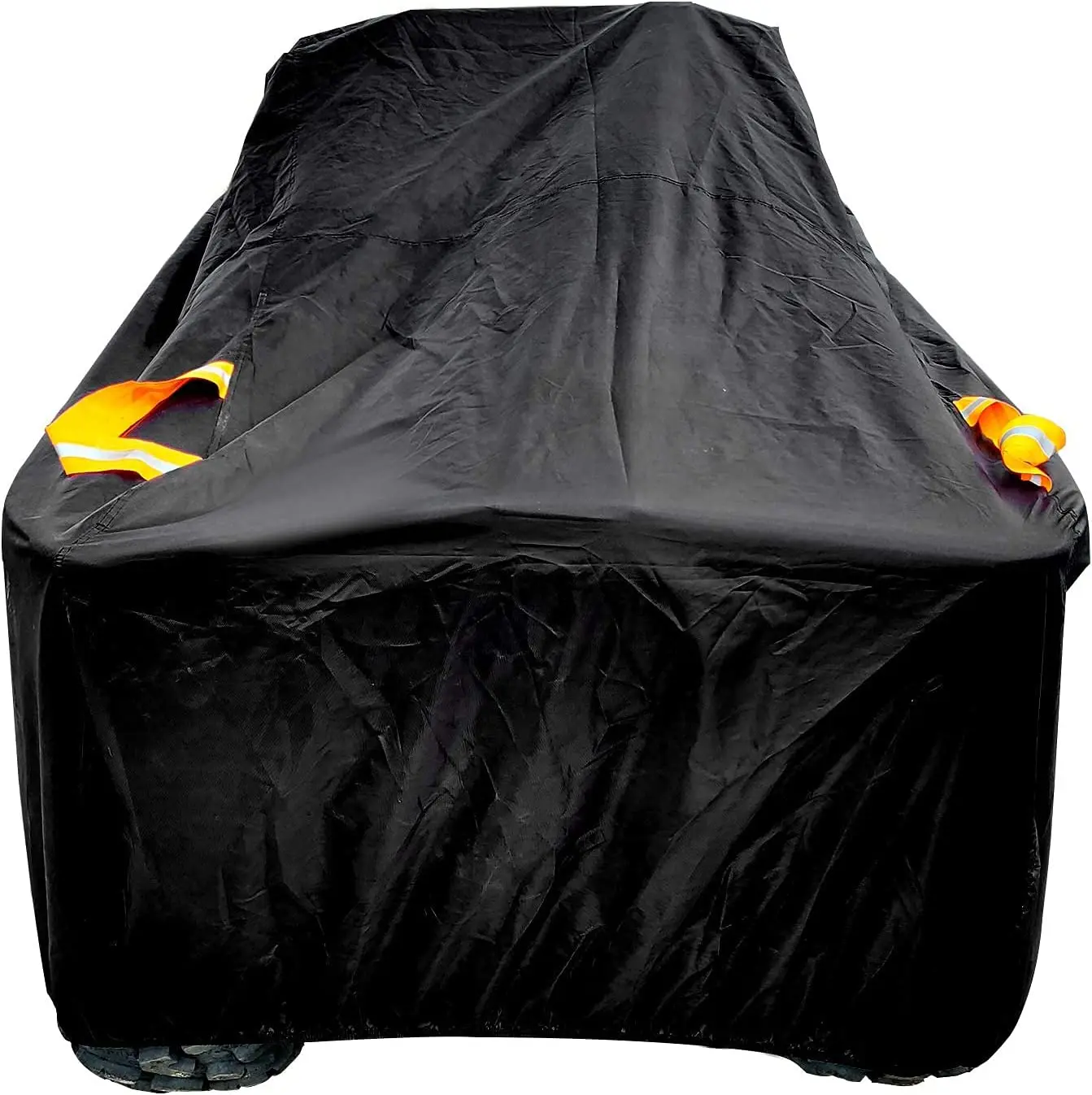 OEM custom logo dustproof 420d Waterproof Anti Wind Dust Snow ATV Cover In Elastic Hem
