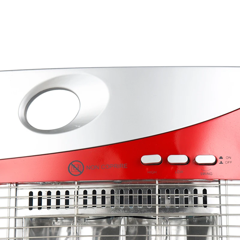 New popular design 1200W hotsale electric oscillatiing carbon fiber infrared portable heater