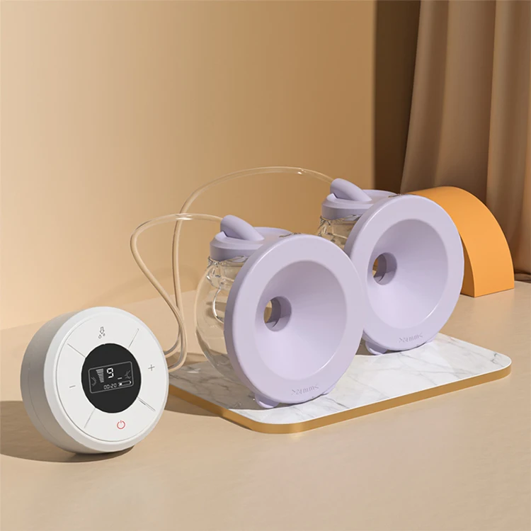 Dearevery Portable Double Side Silicone Electric Milk Extractor Wearable Breast Pump