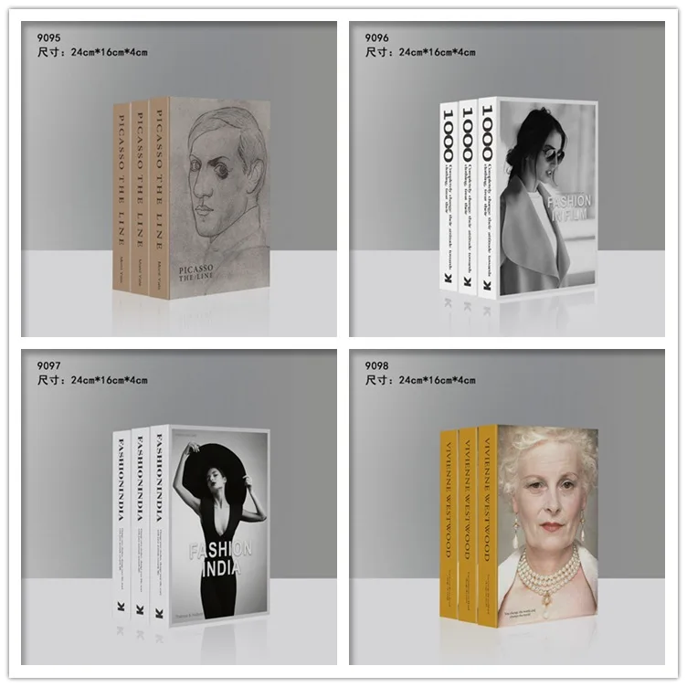 
wholesale custom faux books for decoration a4 book box book 