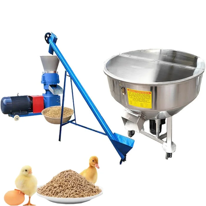 Small Animal Feeds Production Line Flat Die Feed Pellet Mill Machine for Cow Pig Chicken Poultry Factory Price