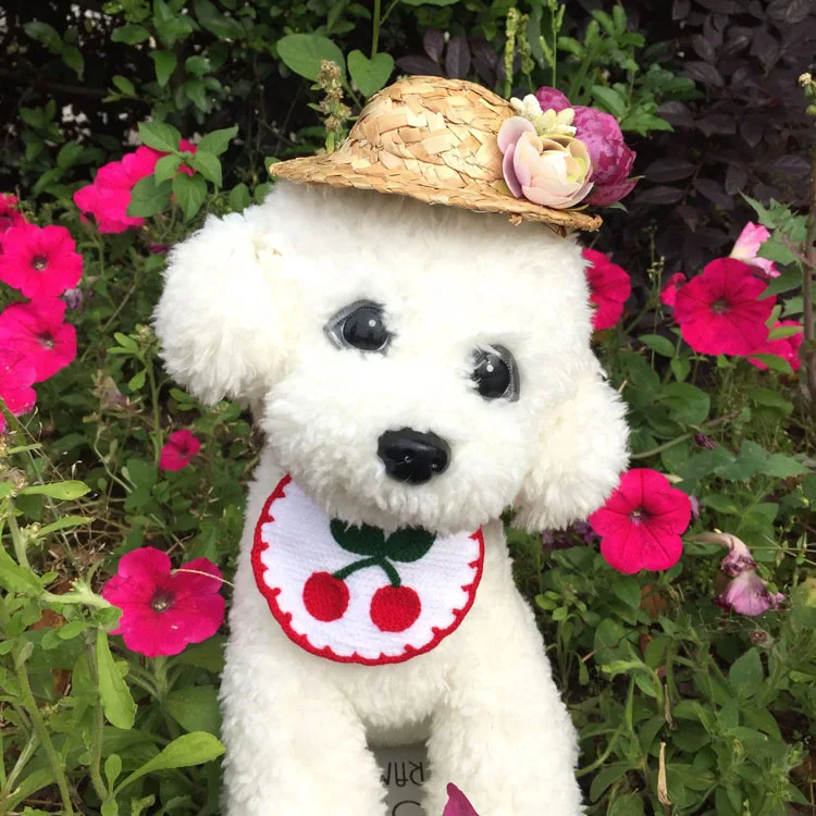 Hot Selling Ins Korean Pet Bandana Triangle Custom dog bandana bibs cat birthday bandanas wholesale with private label