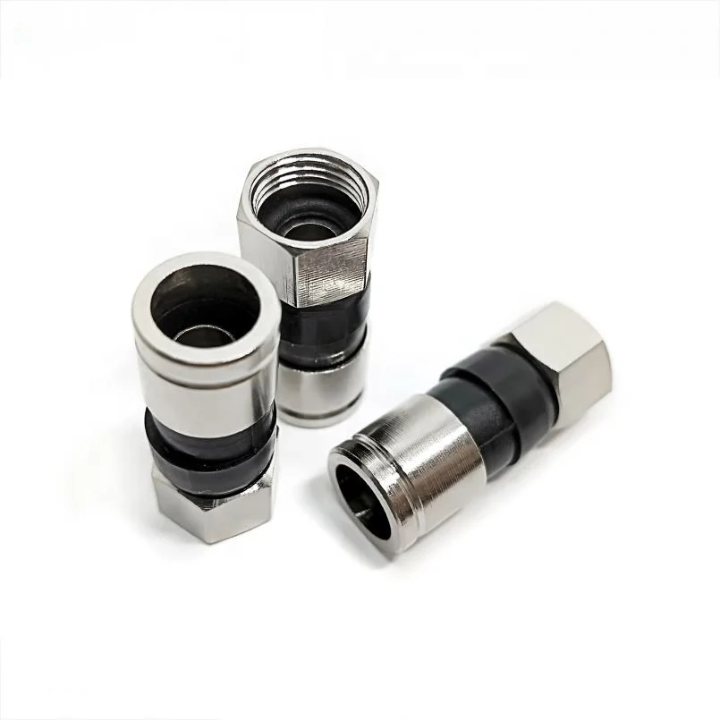 PPC EX6XL RG6 F Коннектор EX6 18 PPC RG 59 CCTV водонепроницаемый RF коаксиальный соединитель компрессионный Stargold F-коннектор