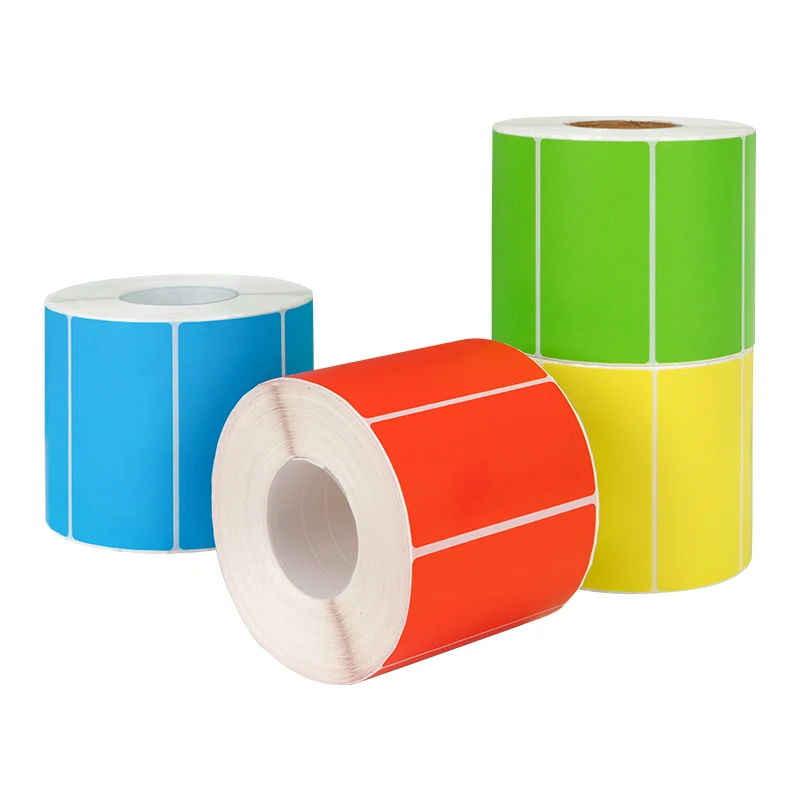 Direct Thermal Printer Shipping Label China Wholesale Waterproof Self-Adhesive Paper with Hot Melt Rubber for Masking Use