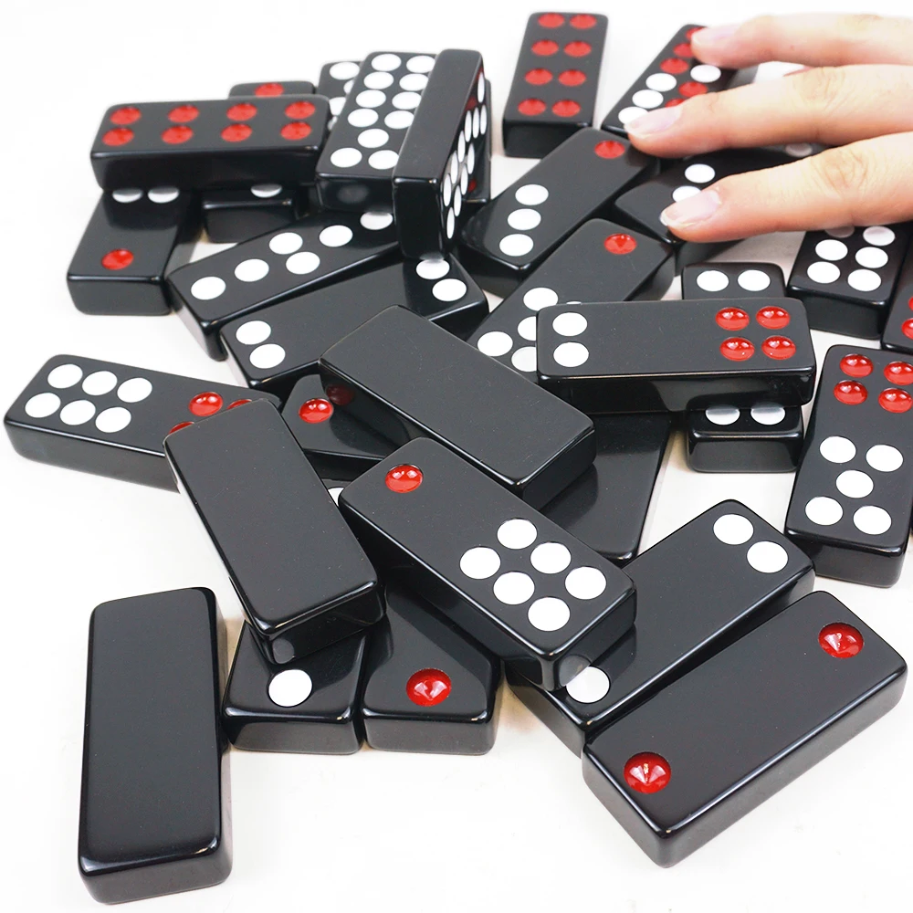 Китайская традиционная азартная игра 32 шт. pai gow black melamine cardbox домино плитки