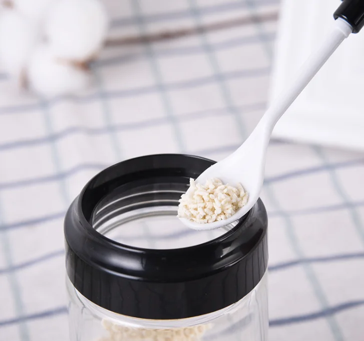 250ml Food storage butter peanut condiments basting brush glass bottle Salt shaker chili pepper set of cruet muddler honey use